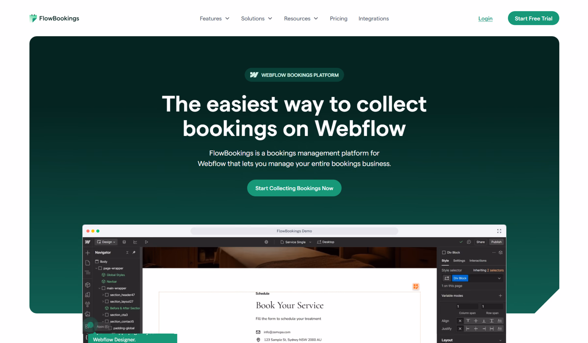 Catalyst Creative Portfolio - FlowBookings