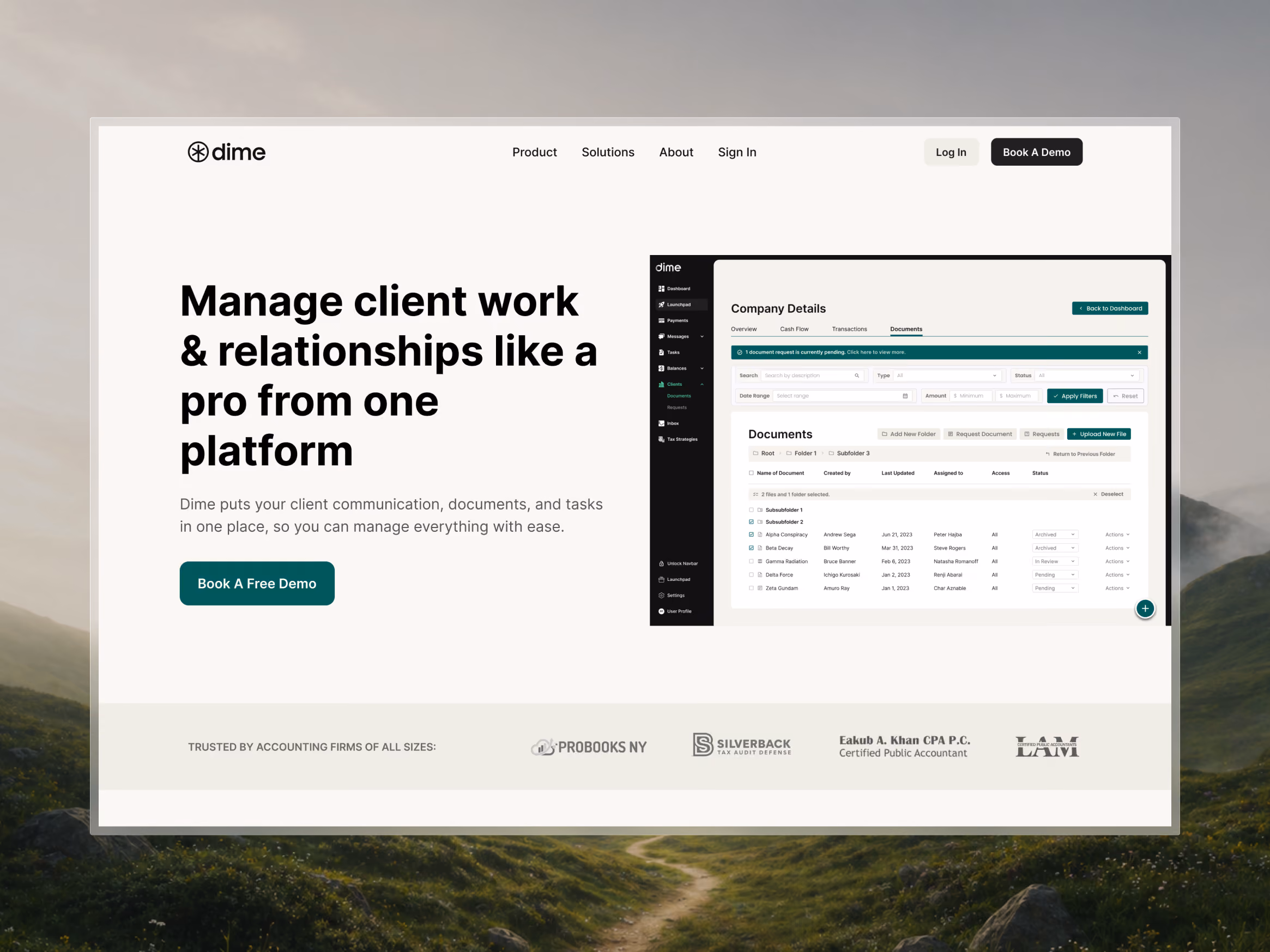 Catalyst Creative - Dime Website Design