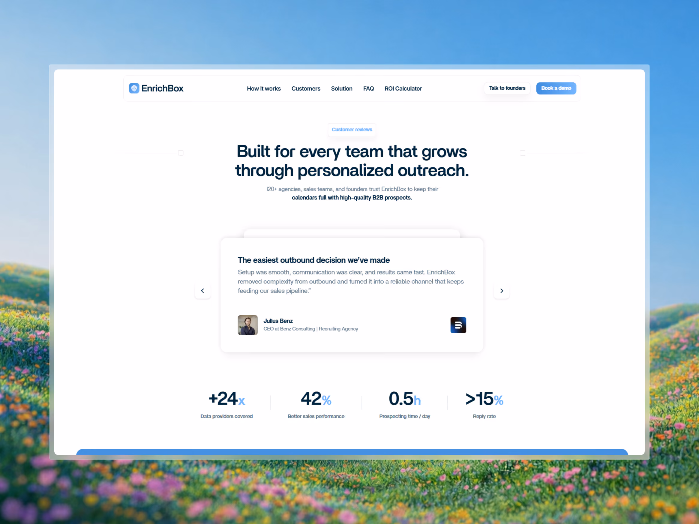 Catalyst Creative - EnrichBox Website Design