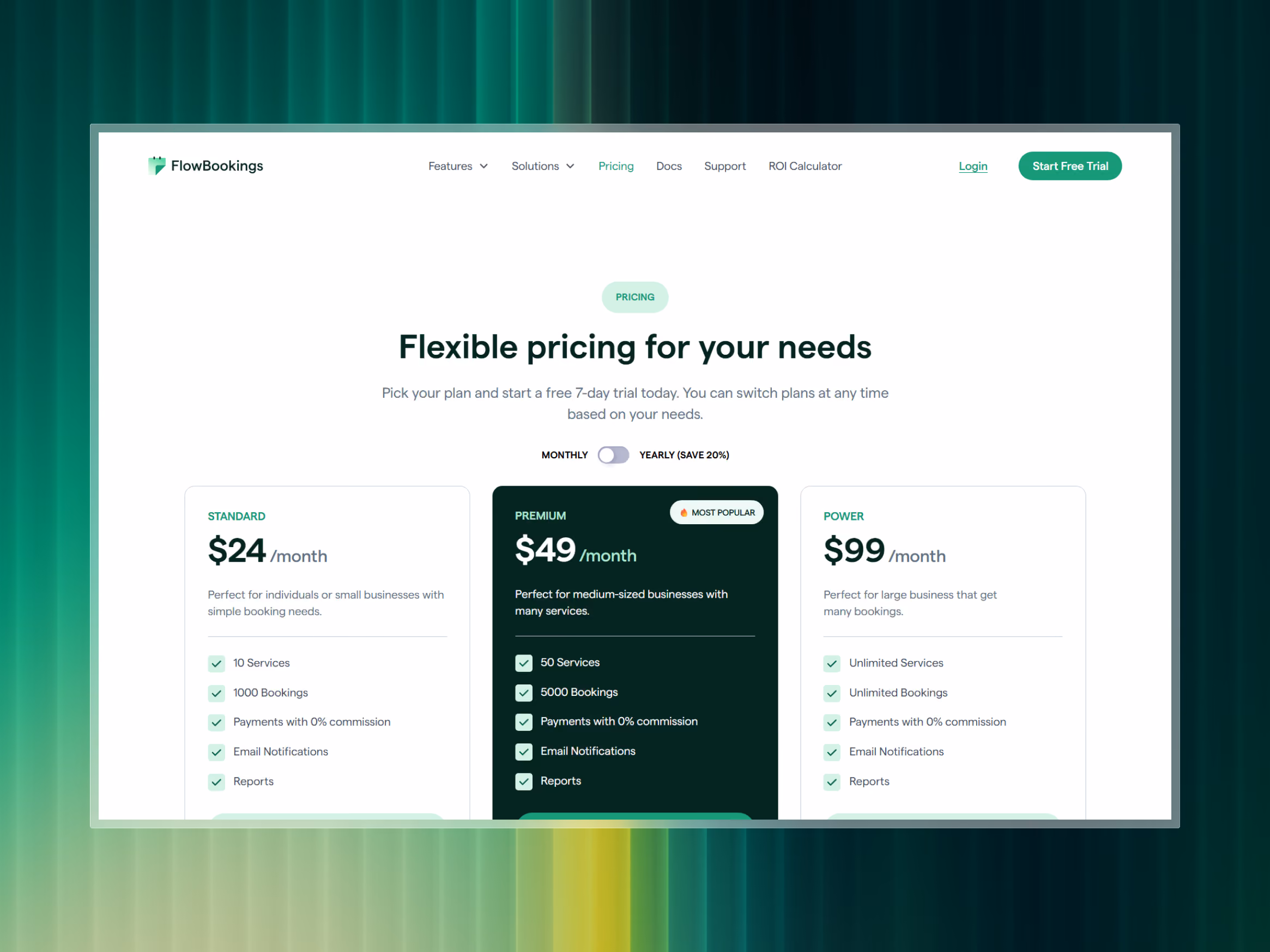 Catalyst Creative - FlowBookings Website Design