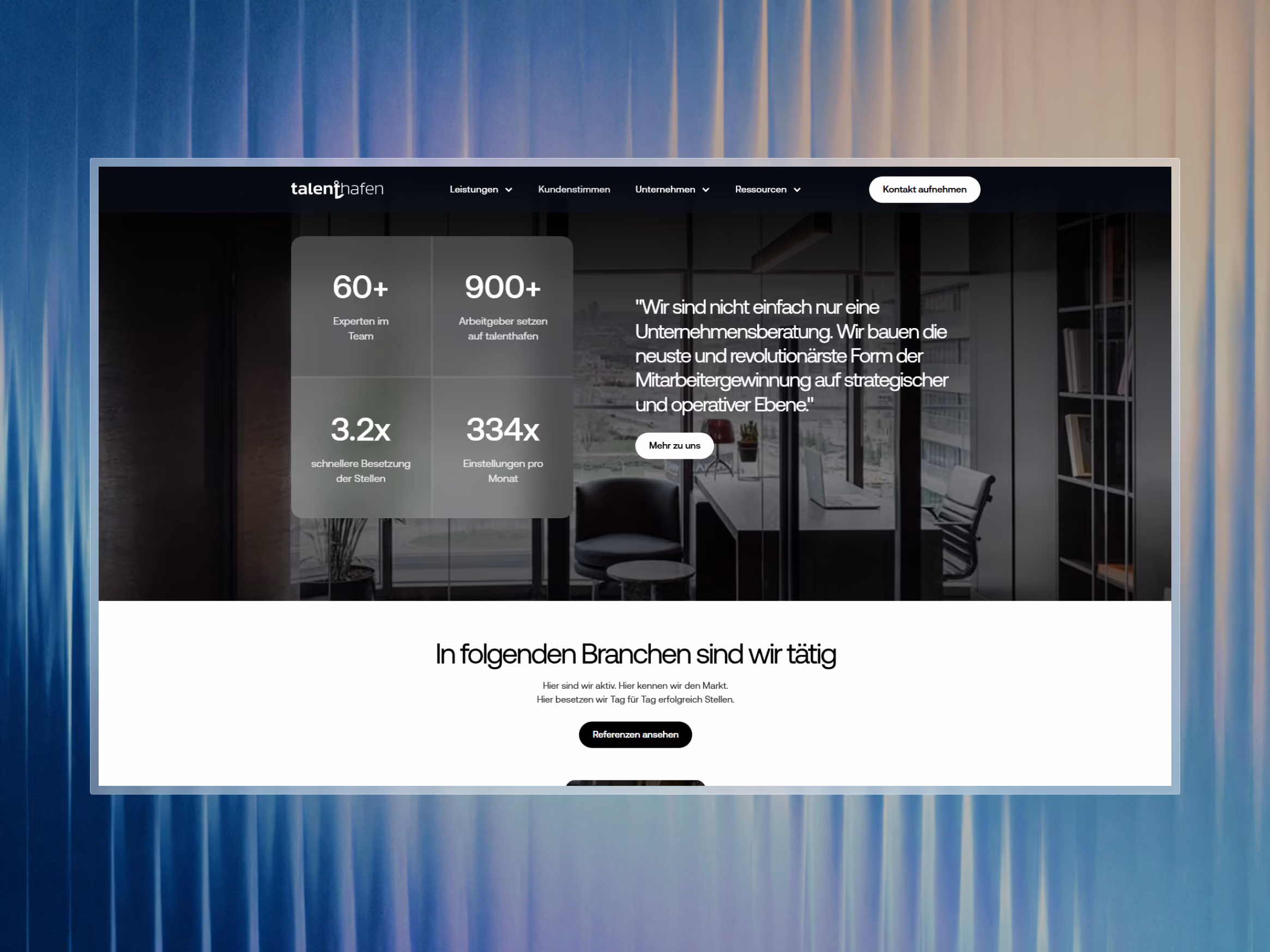Catalyst Creative - Talenthafen Website Design