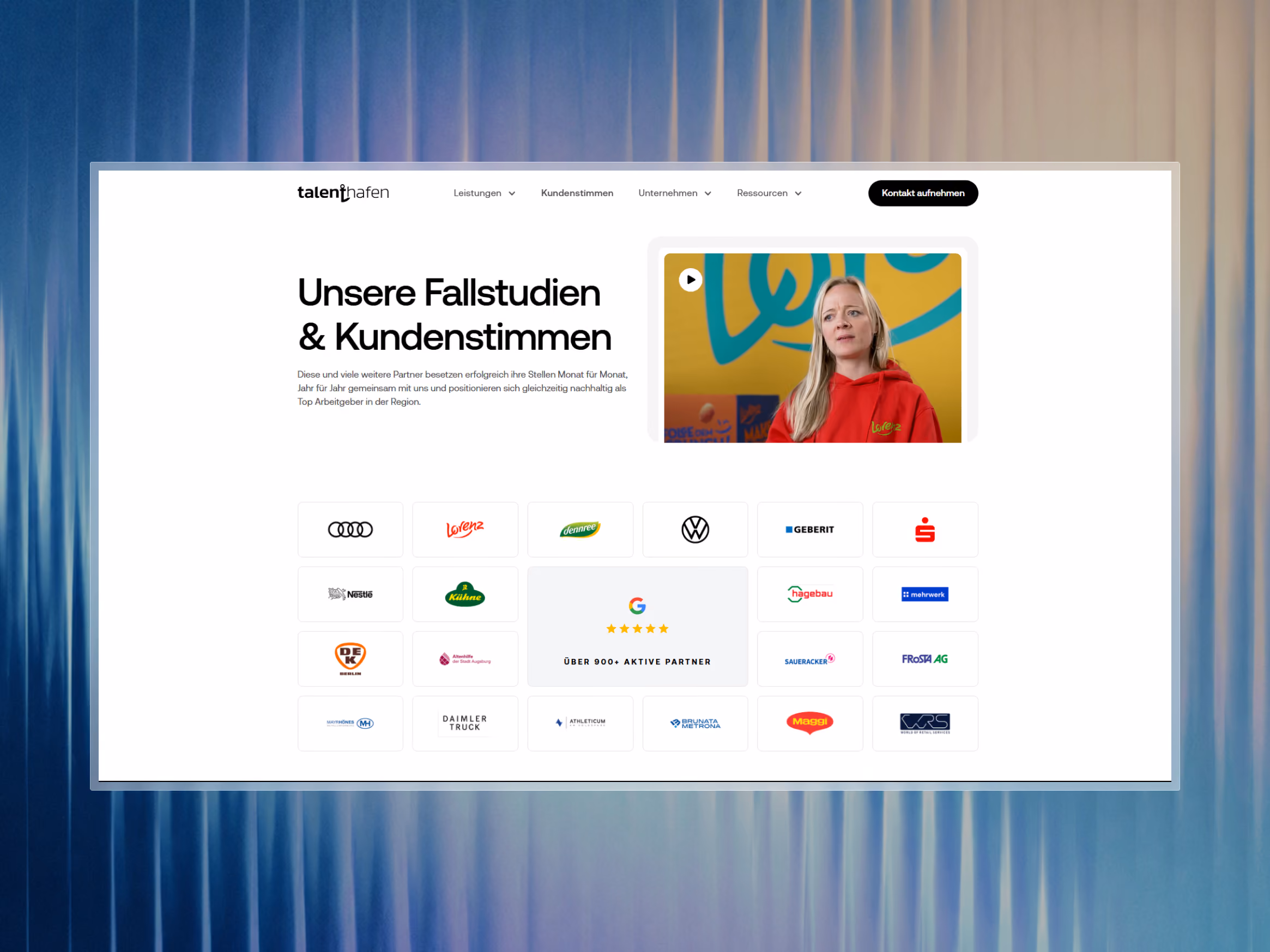 Catalyst Creative - Talenthafen Website Design