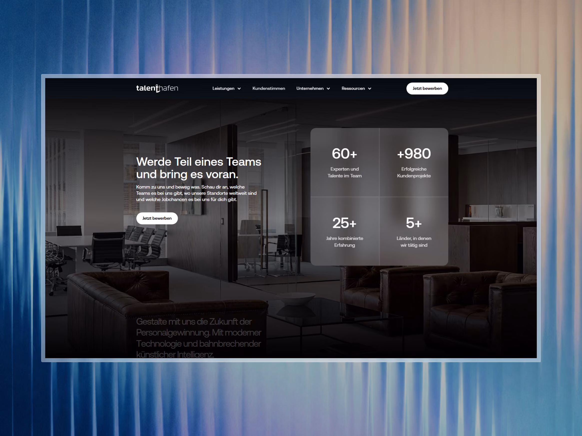 Catalyst Creative - Talenthafen Website Design