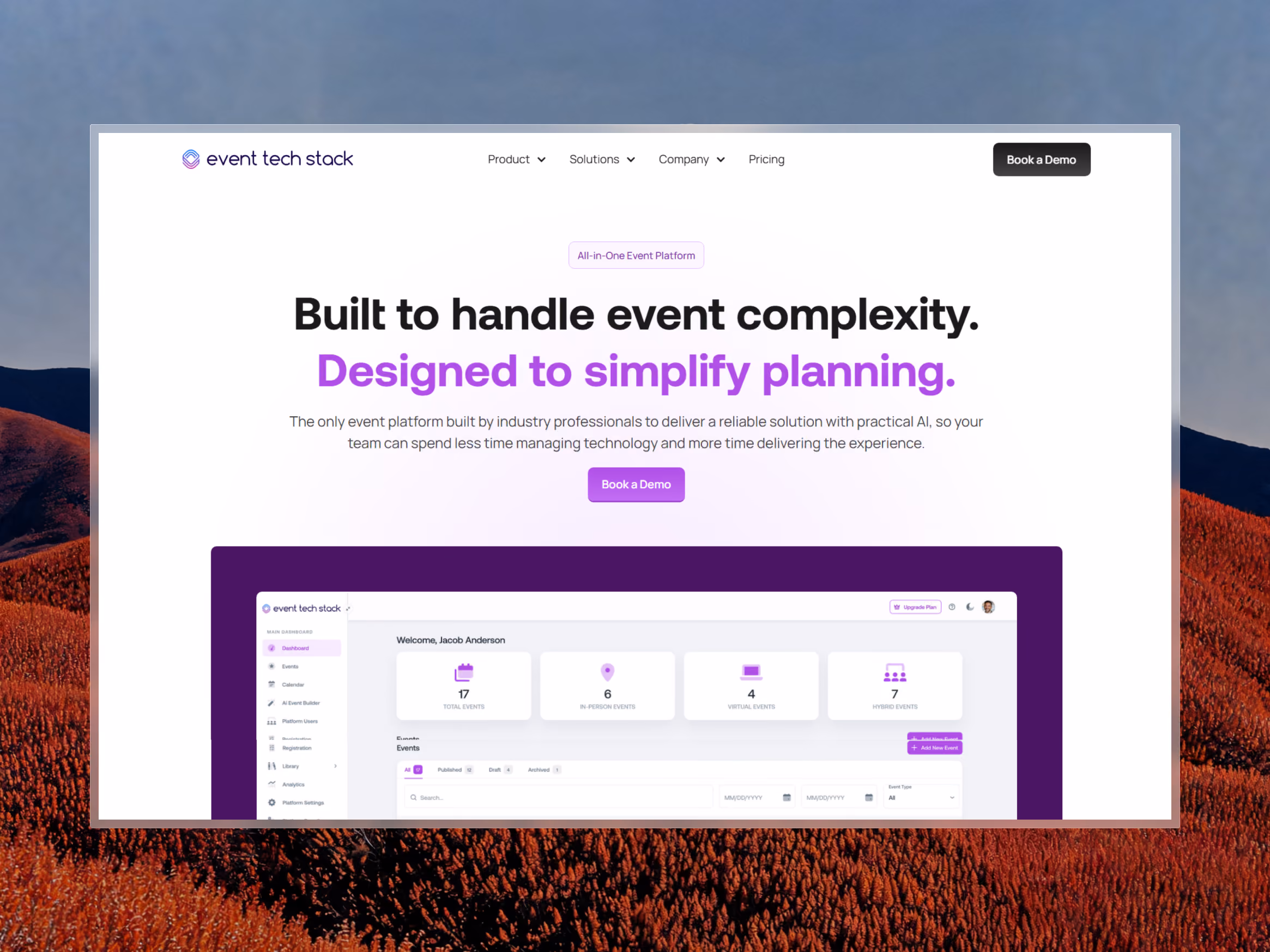 Catalyst Creative Portfolio - Event Tech Stack