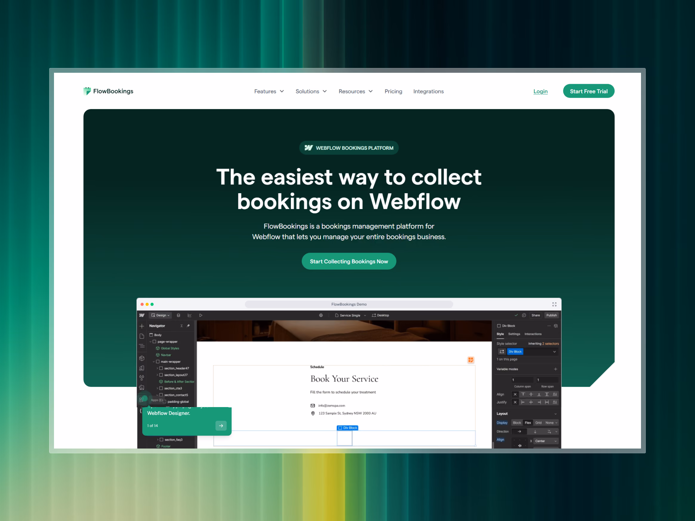 Catalyst Creative Portfolio - FlowBookings